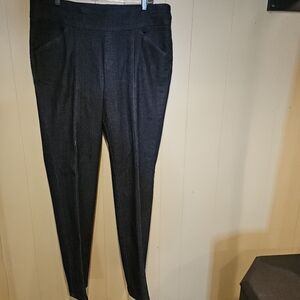 D & CO JEANS, WOMENS, SIZE 16T, DARK WASH, PULL-ON STRAIGHT-LEG JEANS, STRETCH